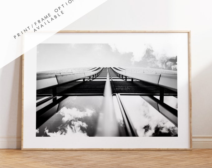 Abstract Modern Architecture Landscape Print - London Photography Print - Fine Art Photography - London Print - Poster - Art - Skyscraper