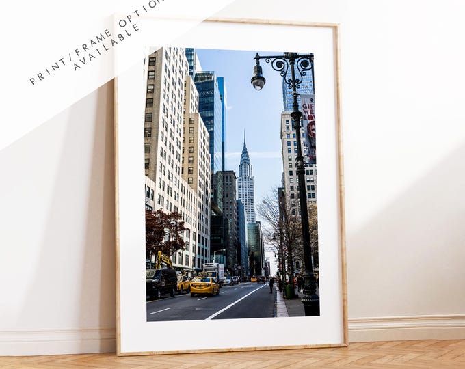 Chrysler Building Print - NYC Photography Print - New York City - Prints or Framed Prints available - New York City Wall Art