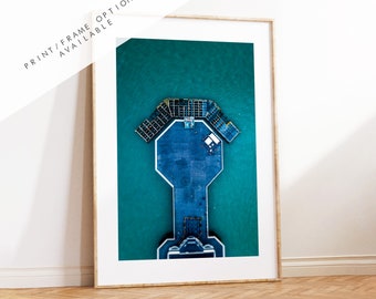 Southsea Pier - Photography Print - Portsmouth and Southsea Prints - Wall Art -  Frame and Canvas Options - Portrait - Aerial