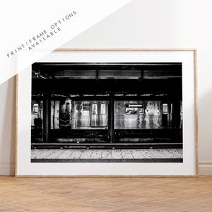 Metro de Nueva York - Impresión de Nueva York - Impresión de fotografía de bellas artes - Fotografía de Nueva York - Blanco y negro - Póster de Nueva York - Viajes en metro