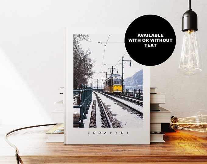 Budapest Notebook - Journal - A5 or A4 - Travel Diary - Hardcover Journal - Ringbound Notebook - Lined - Graph - Plain Paper - Small Gift