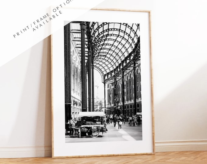 Hayes Galleria - London Photography Print - Fine Art Photography - London Print - Poster - Wall Art - Black and White - Monochrome