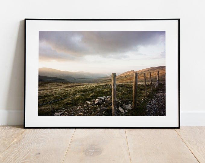 Snowdon Landscape Print - Llanberis Path - Landscape Photography - Mountain Landscape - Snowdon - Fine Art Photography - Snowdonia Print