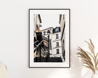 Montmarte Steps - Paris Photography Print - Fine Art Photography - Paris Wall Art - Paris - Print - Poster - Paris Art Print - Montmarte Art