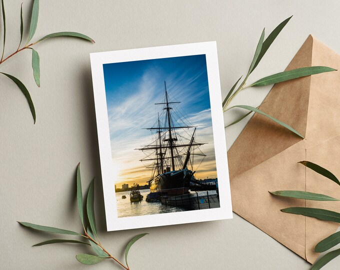 Warrior - Portsmouth Greeting Card - Photography Greeting Card - Portsmouth Card - Southsea Card - Birthday - Wedding - Anniversary - 009
