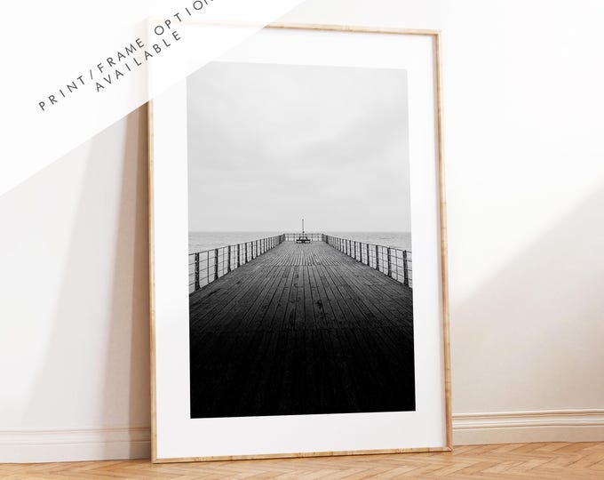 Bognor Regis Pier Photography Print - West Sussex Photography Prints - Wall Art -  Frame and Canvas Options - Portrait  - UK