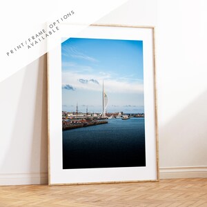 Spinnaker Tower - Photography Print - Portsmouth and Southsea Prints - Wall Art -  Frame and Canvas Options - Portrait