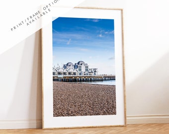 South Parade Pier - Photography Print - Portsmouth and Southsea Prints - Wall Art -  Frame and Canvas Options - Portrait