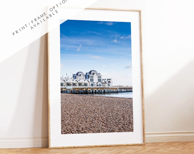 South Parade Pier - Photography Print - Portsmouth and Southsea Prints - Wall Art -  Frame and Canvas Options - Portrait