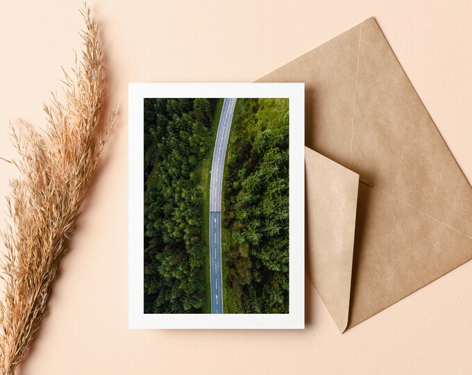 Forest Greeting Card - Greeting Card - Blank Inside - Birthday - Anniversary - Mothers Day - Fathers Day - Holiday - Blank Card - Trees