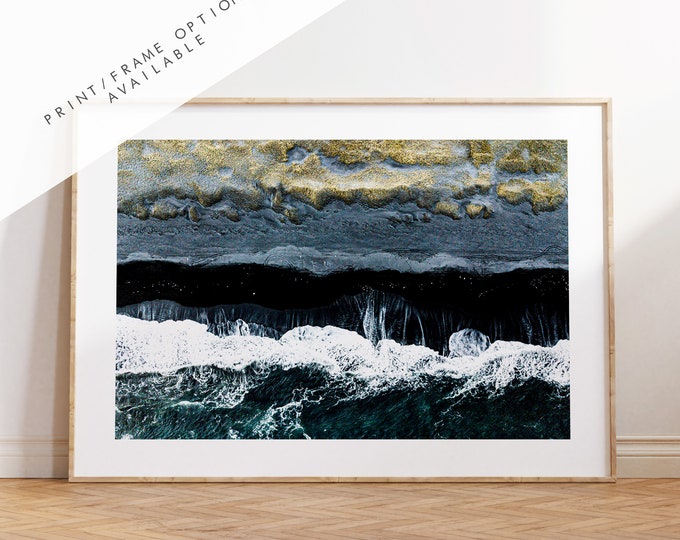 Black Beach Landscape