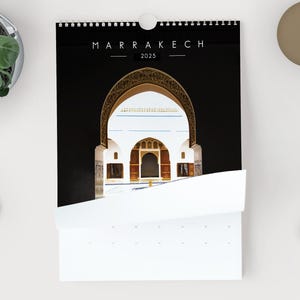 Calendario Marrakech 2025 - Calendario da parete A3 o A4 - Calendario 2025 - Regalo - Capodanno - Calendario Marrakech - Planner - Marocco