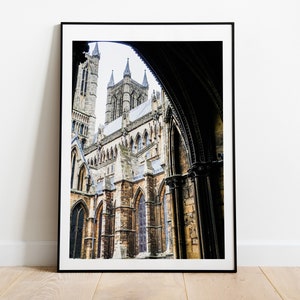 Lincoln Cathedral Print - Fine Art Photography Print - Lincoln Photography - Lincoln Poster - Lincoln Wall Art - Lincoln - City - UK