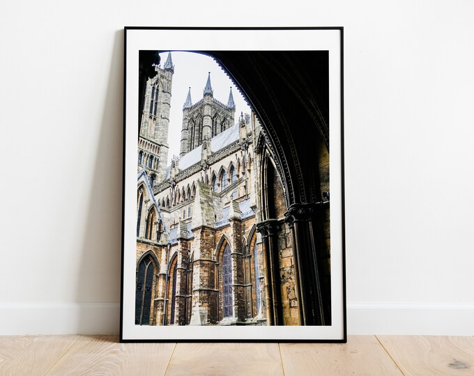 Lincoln Cathedral Print - Fine Art Photography Print - Lincoln Photography - Lincoln Poster - Lincoln Wall Art - Lincoln - City - UK