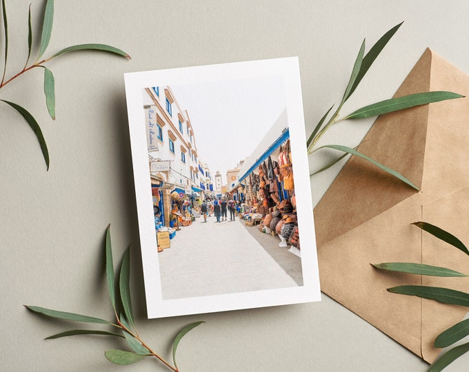 Essaouira Greeting Card - Greeting Card - Blank Inside - Birthday - Anniversary - Mothers Day - Fathers Day - Holiday - Greetings Card