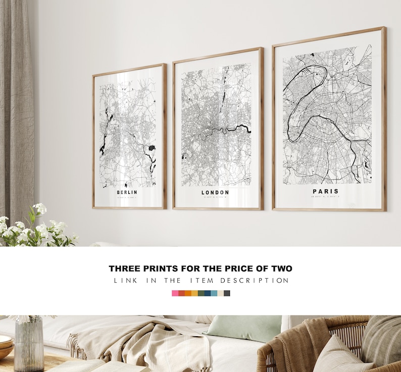 Galway Map Print City Map Poster Map Art Ireland City Maps Galway Print