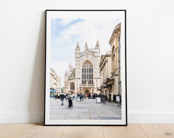 Bath Abbey Print - Bath City - Fine Art Photography - UK - City - Photo - Print - Poster - Wall Art - Bath Print - Bath Poster