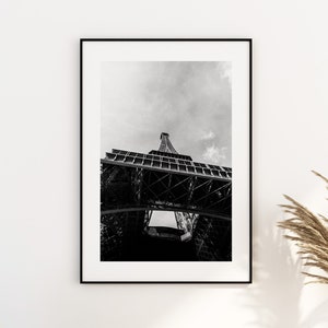 Eiffel Tower Black and White Photography Print - Paris Photography Print - Fine Art Photography - Paris Wall Art - Paris - Print - Poster