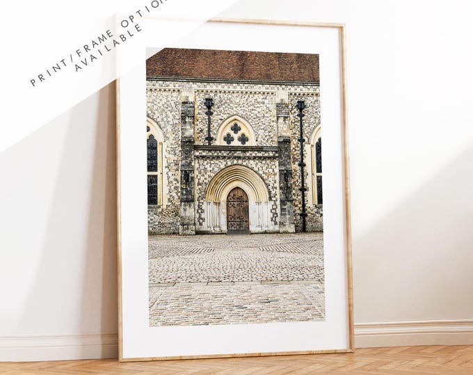 Winchester Great Hall Photography Print - Hampshire Photography Prints - Wall Art -  Frame and Canvas Options - Portrait  - UK