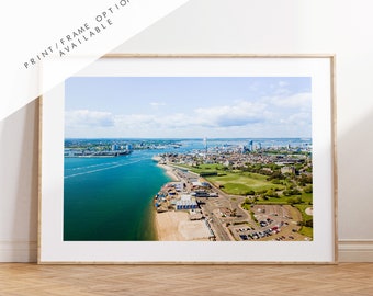 Portsmouth Print - Photography Print - Portsmouth and Southsea Prints - Wall Art -  Frame and Canvas Options - Landscape - Aerial