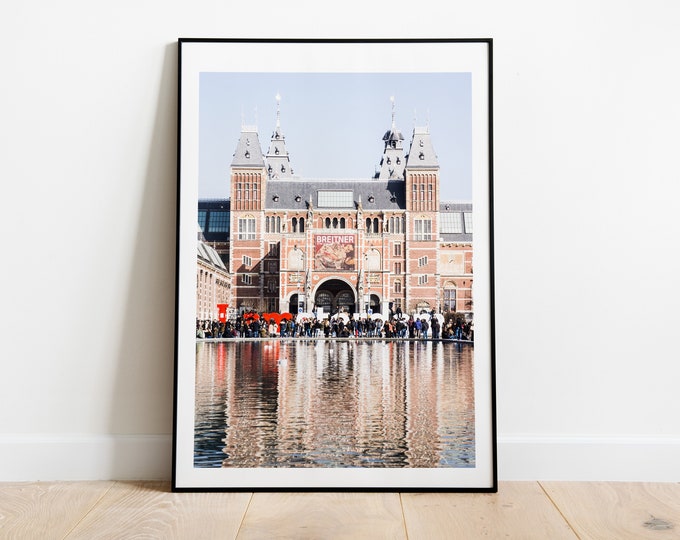 Amsterdam Rijksmuseum Print - Amsterdam Photography Print - Fine Art Photography - Wall Art - Poster - Print - Framed - Canvas - Gift
