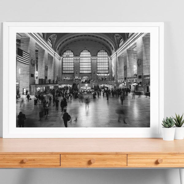 Grand Central Station - Stampa di New York - Stampa Grand Central - Poster Grand Central - Fotografia Grand Central - New York - Stampa di New York