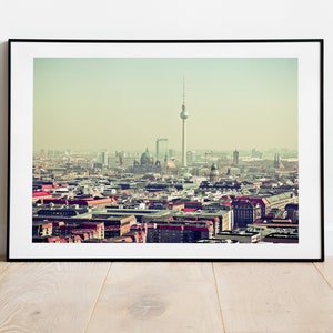 Berlin Landscape Print - Berlin Skyline - Colour Photography Print - Berlin Print - Berlin Poster - Wall Art - Contemporary - Modern - Gift
