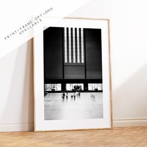 Turbine Hall - Black and White Photography Print - London Photography Print - Fine Art Photography - London Print - Poster -  Architecture