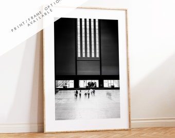 Turbine Hall - Black and White Photography Print - London Photography Print - Fine Art Photography - London Print - Poster -  Architecture