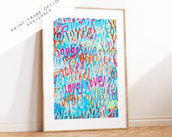 Love Print - New York Street Art Print - NYC Photography Print - New York City - Prints or Framed Prints available - New York City Wall Art