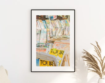 Bouquinistes Print - Paris Photography Print - Fine Art Photography - Paris Wall Art - Paris - Print - Poster - Paris Art Print - Retro