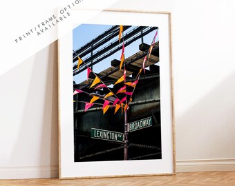 Brookyln Print - Lexington and Broadway - New York Print - New York Print - New York Pictures - Art Print - Poster - Artwork - Photo Print
