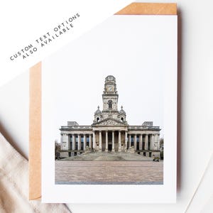 Tarjeta de felicitación de Guildhall - Tarjetas de felicitación con fotografía de Portsmouth y Southsea - Sobre incluido - Cumpleaños - Boda - Aniversario