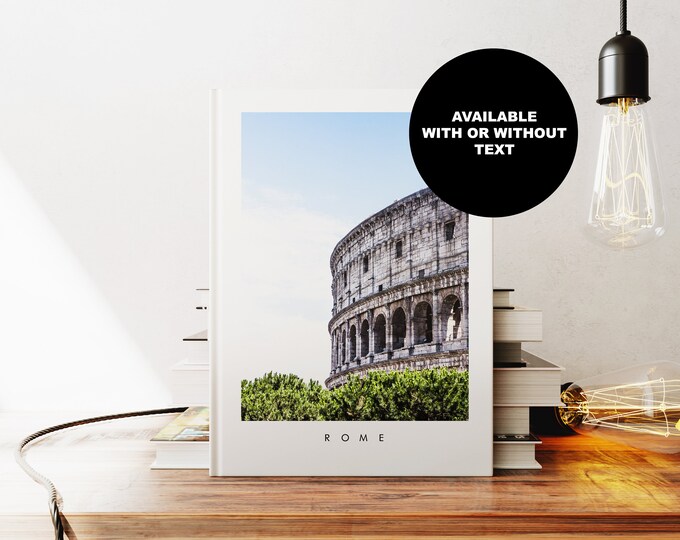 Rome Notebook - Journal - A5 or A4 - Travel Diary - Hardcover Journal - Ringbound Notebook - Lined - Graph - Plain Paper - Small Gift