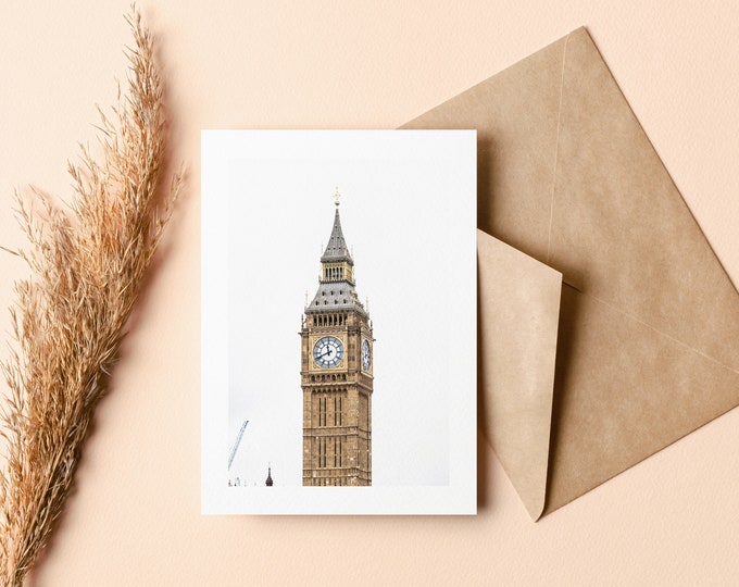 London Greeting Card - Greeting Card - Blank Inside - Birthday - Anniversary - Mothers Day - Fathers Day - Holiday - Greetings - Jubilee