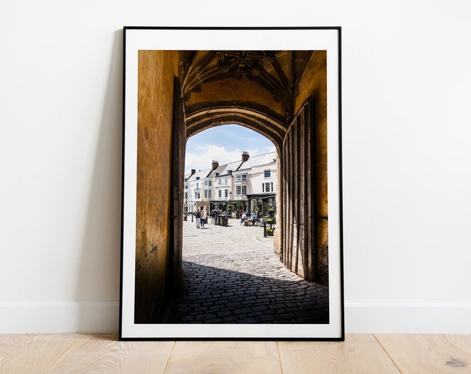 Wells City Print - Wells Photography Print - Fine Art Photography - Wall Art - Poster - Print - Wells City Centre - Photo - Photography