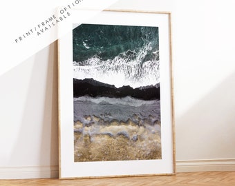 Black Beach Landscape