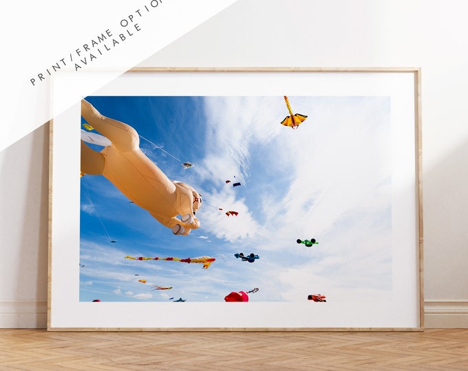 Southsea Kite Festival - Photography Print - Portsmouth and Southsea Prints - Wall Art -  Frame and Canvas Options - Landscape