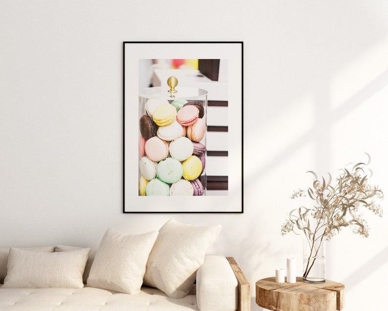 Macarons Print Paris Photography Print Fine Art Photography Paris Wall Art Paris Print Poster Paris Art Kitchen Wall Art image 2