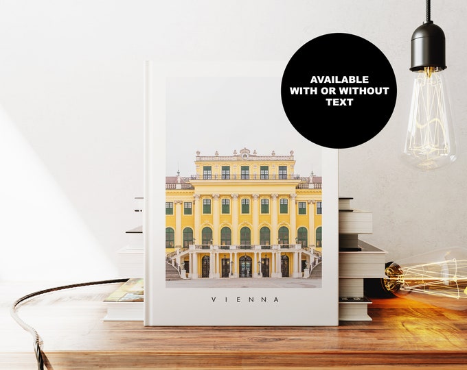 Vienna Notebook - Journal - A5 or A4 - Travel Diary - Hardcover Journal - Ringbound Notebook - Lined - Graph - Plain Paper - Small Gift