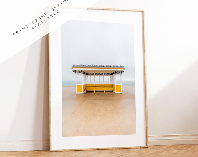 Southsea Shelters - Photography Print - Portsmouth and Southsea Prints - Wall Art -  Frame and Canvas Options - Portrait