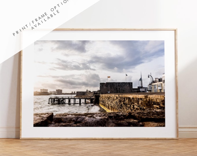 Round Tower - Photography Print - Portsmouth and Southsea Prints - Wall Art -  Frame and Canvas Options - Landscape