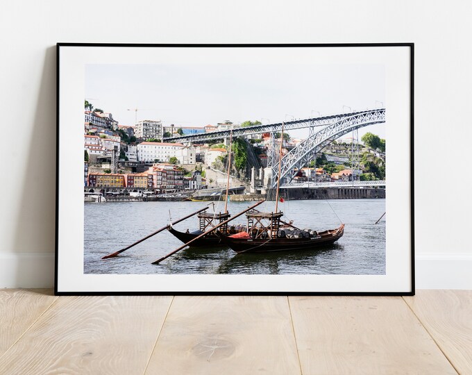 Porto Photography Print  - Dom Luis Bridge - Douro - Oporto - Fine Art Photography - Porto Print - Porto Poster - Portugal - Douro River