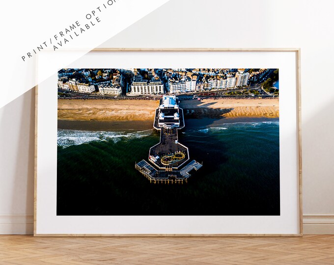 South Parade Pier - Photography Print - Portsmouth and Southsea Prints - Wall Art -  Frame and Canvas Options - Landscape - Aerial