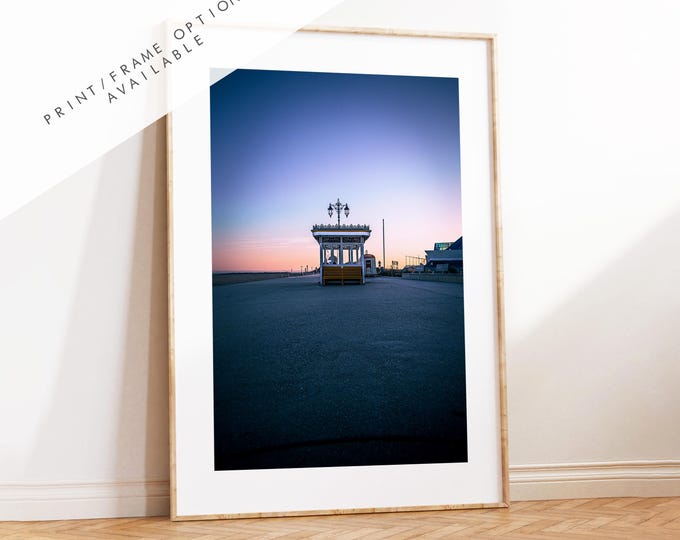 Southsea Sunset - Photography Print - Portsmouth and Southsea Prints - Wall Art -  Frame and Canvas Options -  Portrait