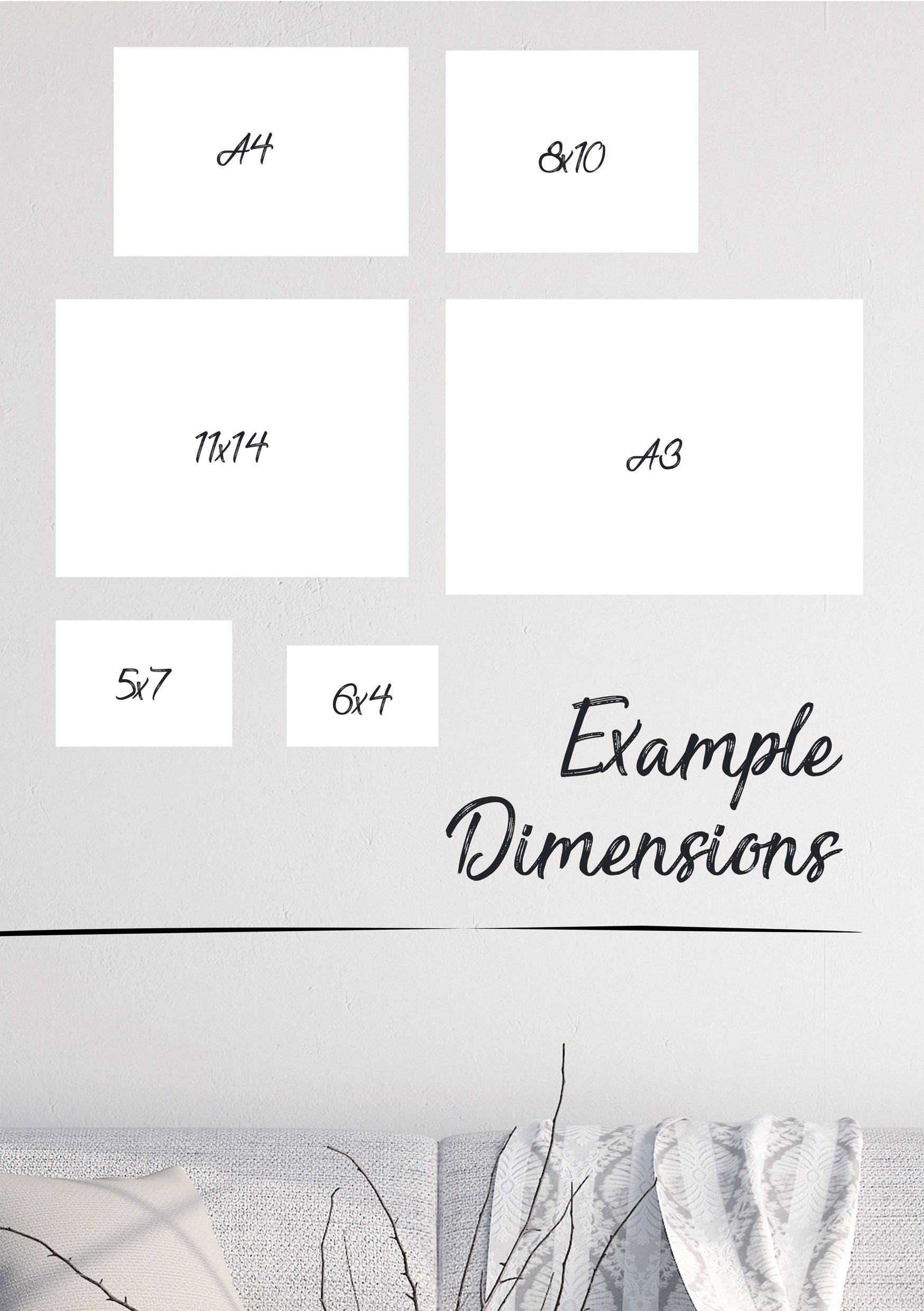 Wall Décor Melbourne Art Print Many SizesColours Available Black and