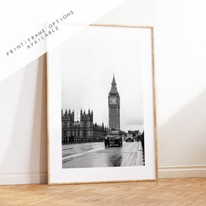 London Black and White Print - London Photography Print - Fine Art Photography - London Print - Poster - Wall Art - Black and White