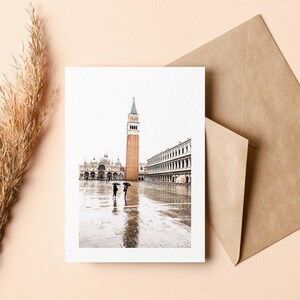 Tarjeta de felicitación de Venecia - Tarjeta de felicitación - Interior en blanco - Cumpleaños - Aniversario - Día de la Madre - Día del Padre - Vacaciones - Tarjeta de felicitación