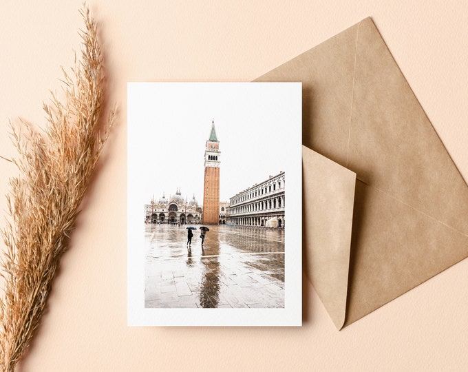 Venice Greeting Card - Greeting Card - Blank Inside - Birthday - Anniversary - Mothers Day - Fathers Day - Holiday - Greetings Card
