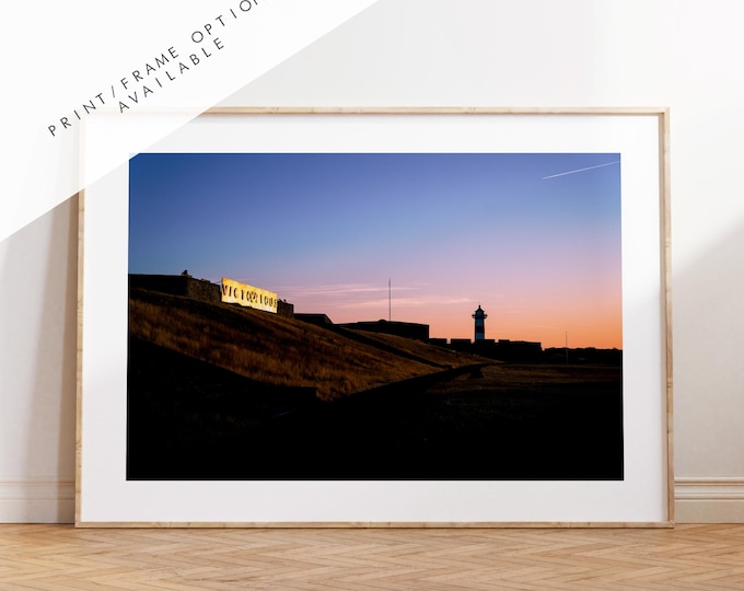 Castle Field Sunset - Photography Print - Portsmouth and Southsea Prints - Wall Art -  Frame and Canvas Options -Landscape